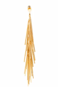 JIL SANDER GOLD Earrings with pendants