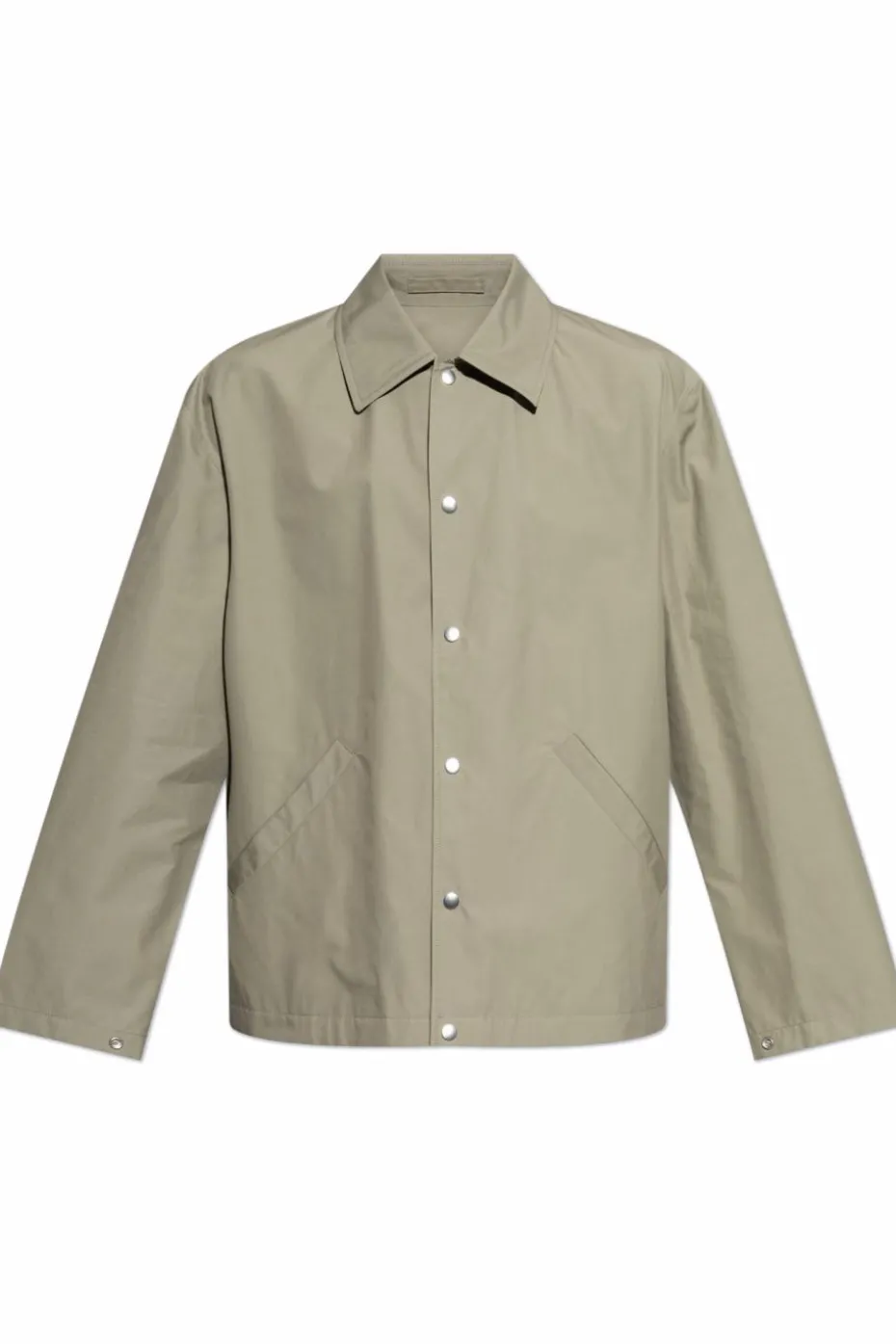 JIL SANDER GREEN Jacket with collar