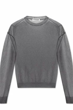 JIL SANDER GREY Double-layer top