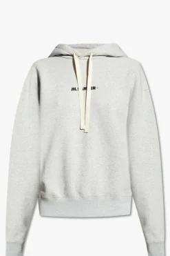 JIL SANDER+ GREY Hoodie with logo