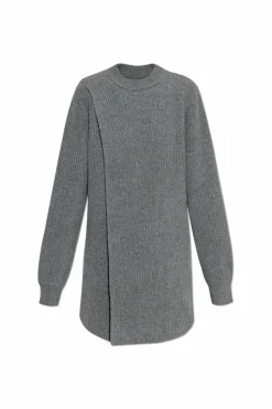 JIL SANDER GREY Wool sweater