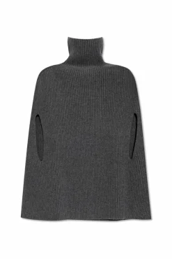 JIL SANDER GREY Wool sweater