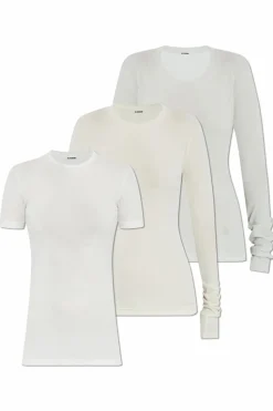 JIL SANDER+ MULTICOLOUR Three-pack of T-shirts