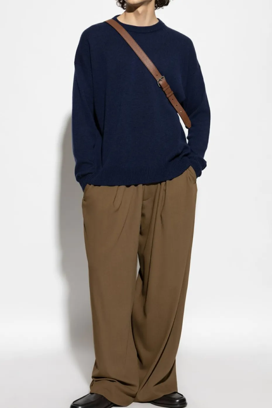 JIL SANDER NAVY BLUE Cashmere sweater