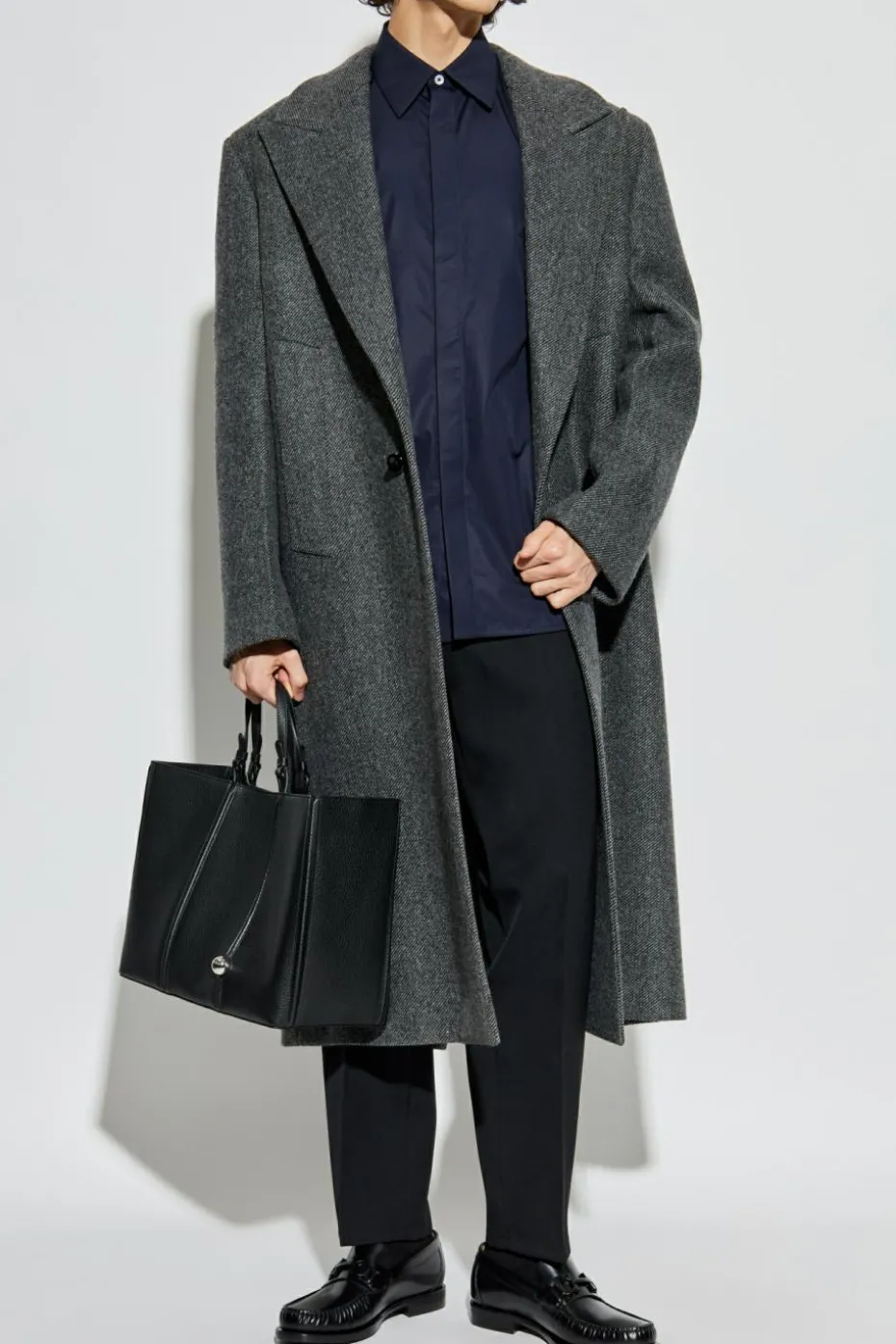 JIL SANDER NAVY BLUE Classic shirt
