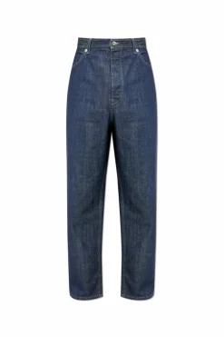 JIL SANDER NAVY BLUE Jeans with logo