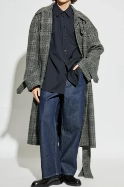 JIL SANDER NAVY BLUE Jeans with logo