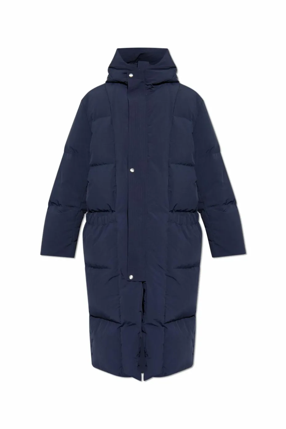 JIL SANDER+ NAVY BLUE Long down jacket