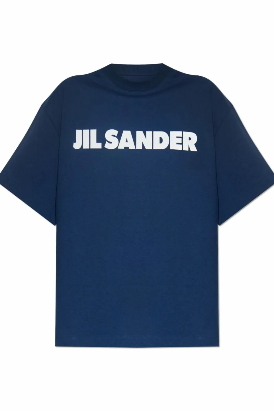 JIL SANDER NAVY BLUE T-shirt with logo