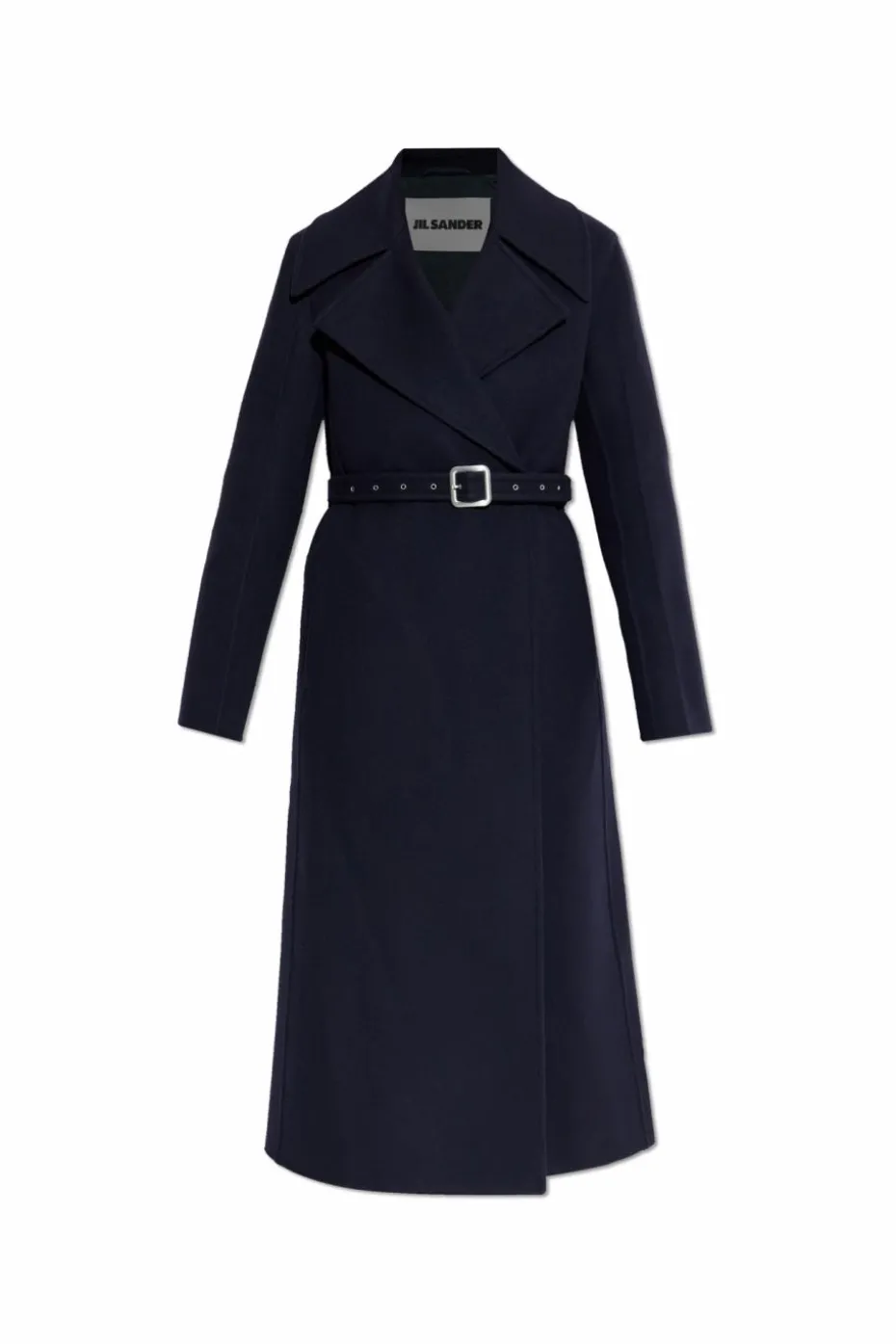 JIL SANDER NAVY BLUE Wool coat