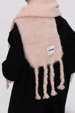JIL SANDER+ PINK Wool scarf