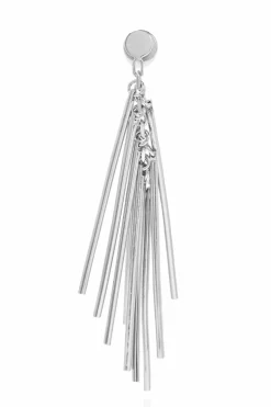 JIL SANDER SILVER Earrings with charms