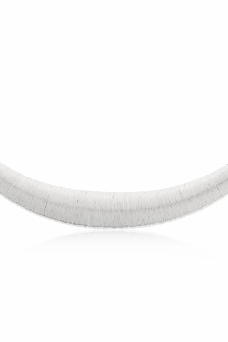 JIL SANDER SILVER Necklace with decorative finish