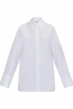JIL SANDER WHITE Cotton shirt