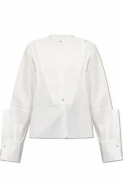 JIL SANDER WHITE Cotton shirt
