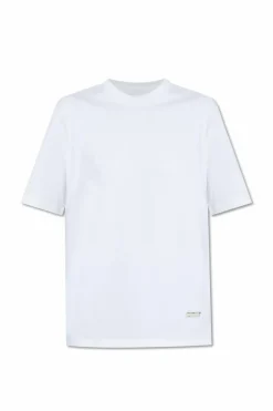 JIL SANDER WHITE Cotton T-shirt