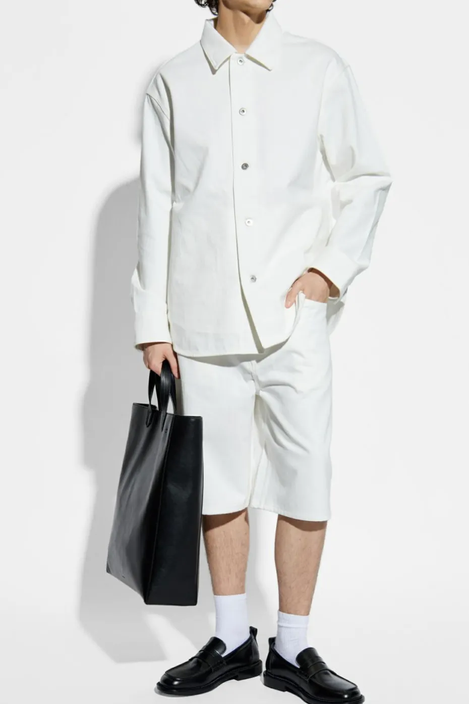 JIL SANDER WHITE Denim jacket