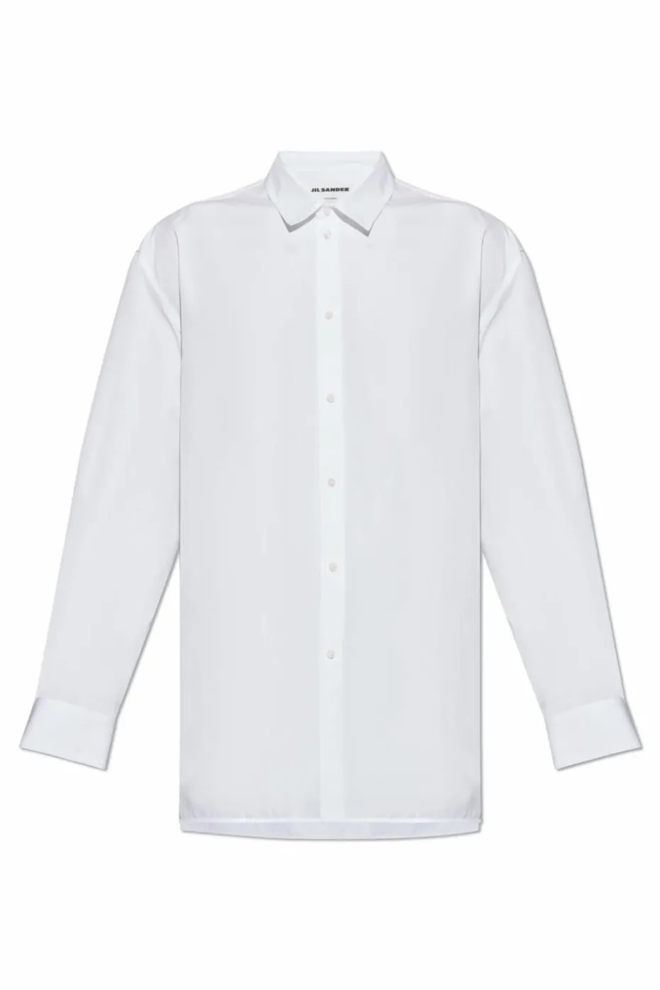 JIL SANDER WHITE Shirt with logo