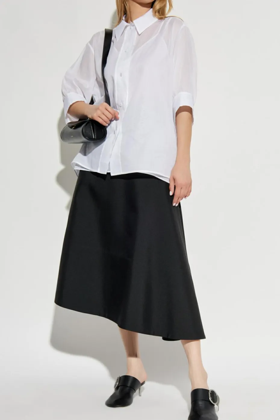 JIL SANDER WHITE Short-sleeve shirt