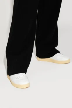 JIL SANDER WHITE Sneakers with logo