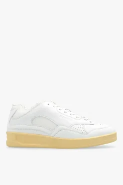 JIL SANDER WHITE Sneakers with logo