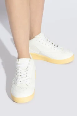 JIL SANDER WHITE Sports shoes with logo