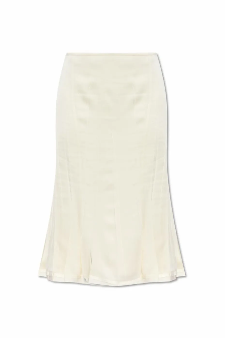 JIL SANDER YELLOW Skirt with stitching