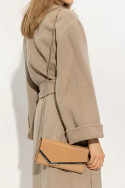 Jimmy Choo beige ‘Emmie’ patent clutch
