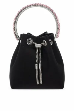 Jimmy Choo BLACK ‘Bon Bon’ bucket bag