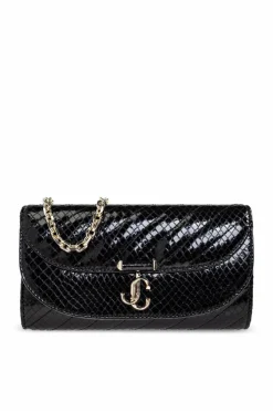 Jimmy Choo BLACK Clutch "Curve"