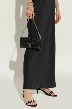 Jimmy Choo BLACK Clutch "Curve"