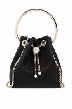 Jimmy Choo BLACK Handbag `Bon Bon`
