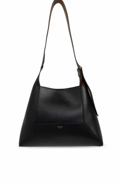 Jimmy Choo BLACK Leather shoulder bag ‘Diamond’