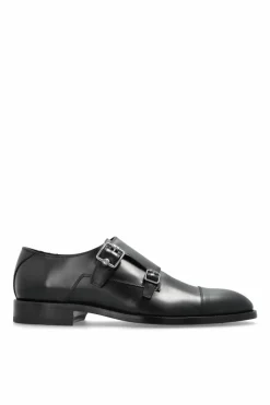 Jimmy Choo BLACK Leather boots ‘Finnion’
