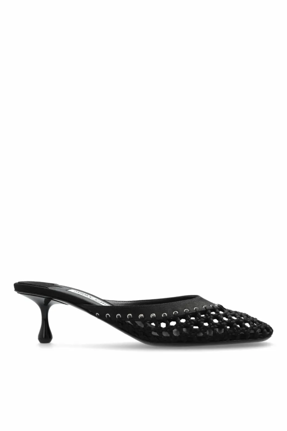 Jimmy Choo BLACK "Pixie" heeled mules