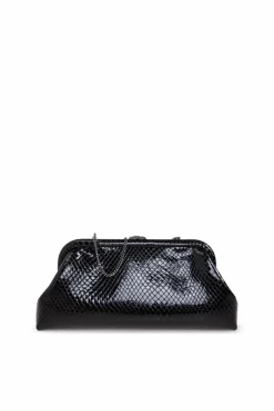Jimmy Choo BLACK "Skylar" clutch