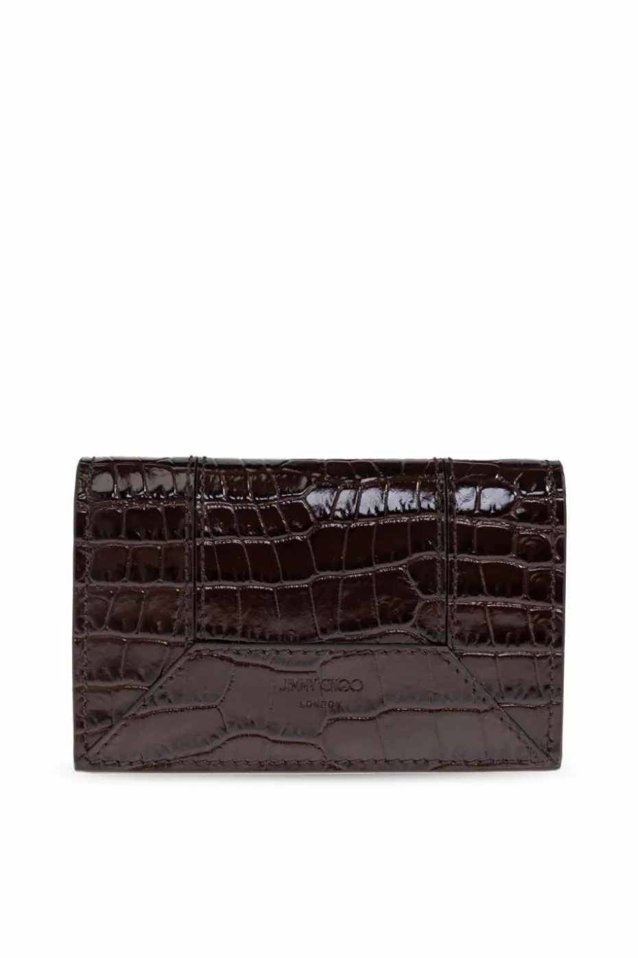 Jimmy Choo BROWN Leather card holder
