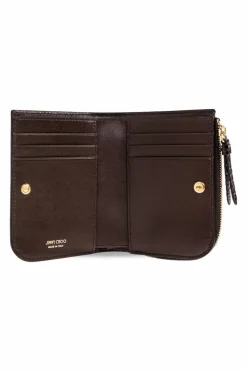 Jimmy Choo BROWN Leather wallet