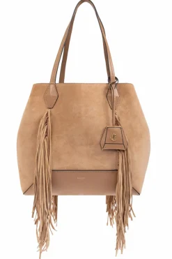 Jimmy Choo BROWN Shopper bag `Diamond`