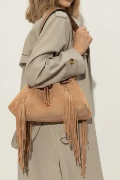 Jimmy Choo BROWN Shoulder bag 'Bon Bon'
