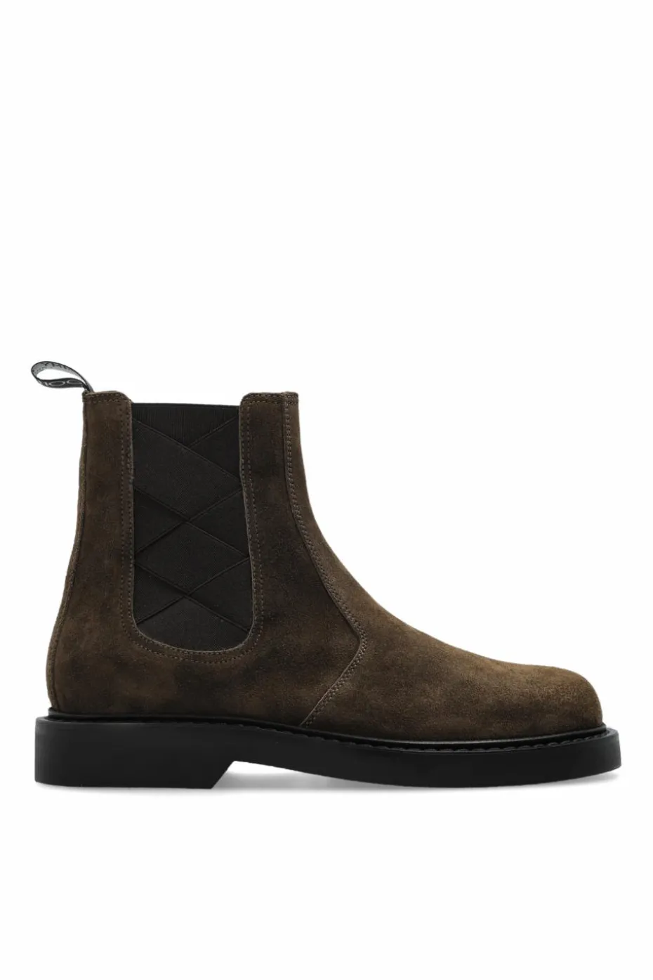 Jimmy Choo BROWN Suede Chelsea boots `Reggie`
