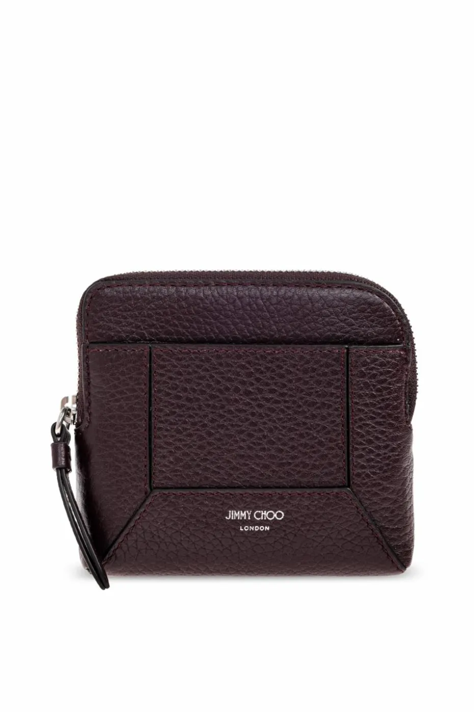 Jimmy Choo BURGUNDY Leather pouch
