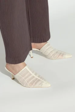 Jimmy Choo cream Heeled mules Lotta