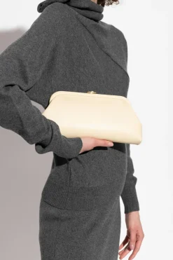 Jimmy Choo cream "Skylar" clutch