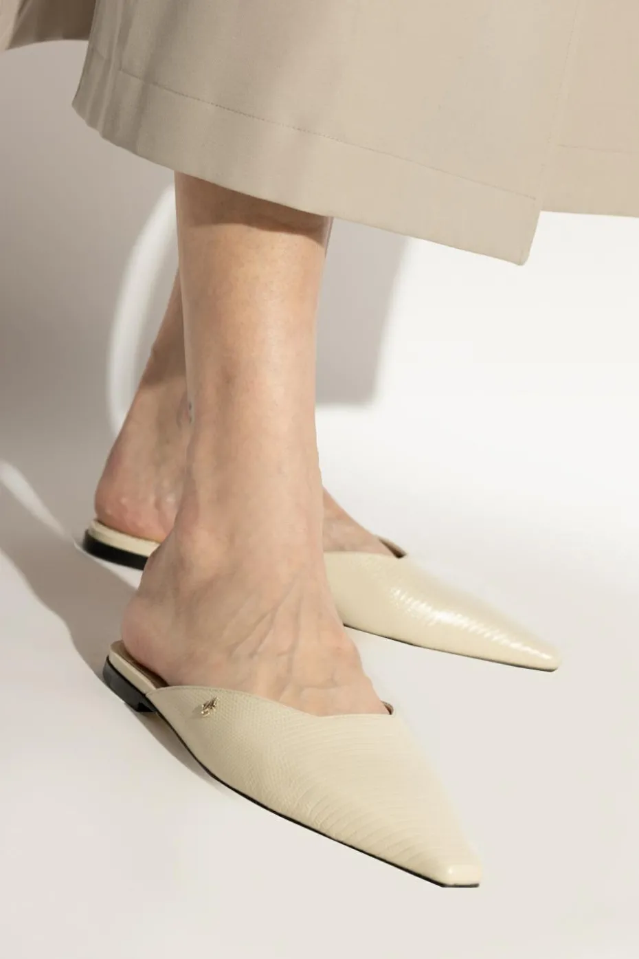 Jimmy Choo cream Slides Vivi