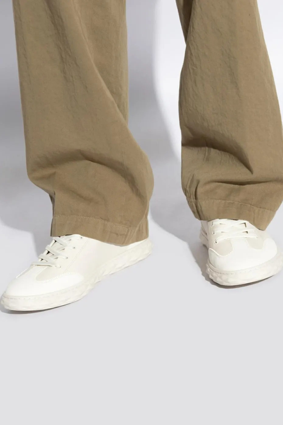 Jimmy Choo cream Sneakers Diamond