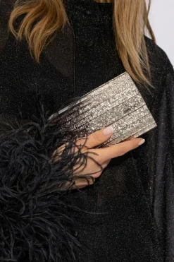 Jimmy Choo GOLD Acrylic 'Sweetie' Clutch