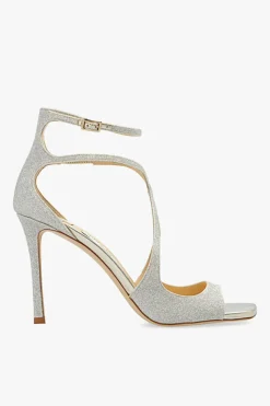 Jimmy Choo GOLD ‘Azia’ heeled sandals