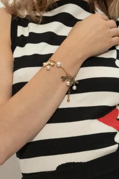 Jimmy Choo GOLD Bracelet with charms