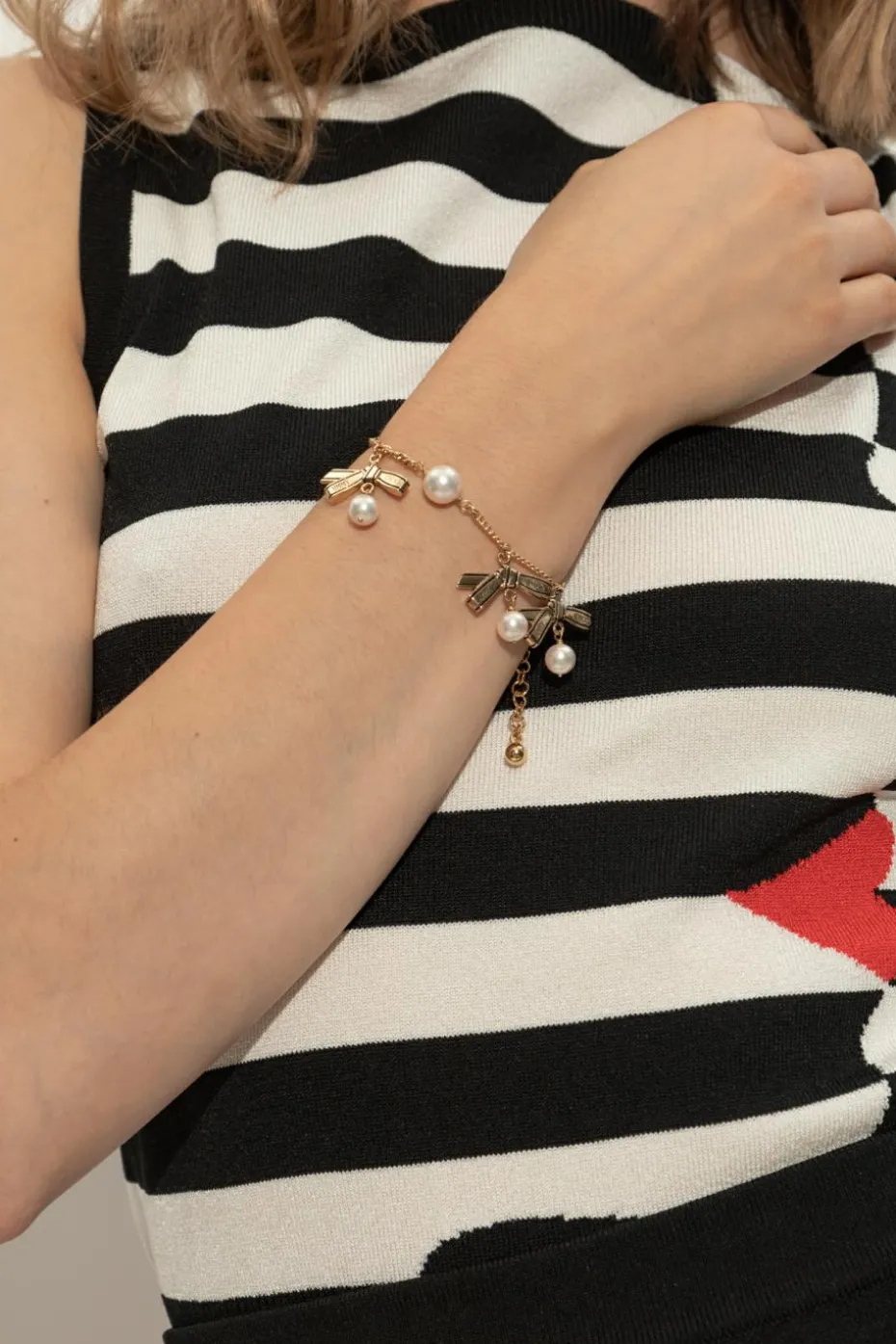 Jimmy Choo GOLD Bracelet with charms